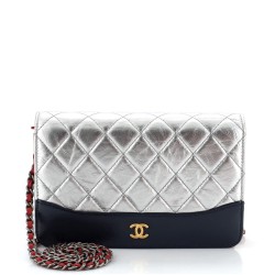 Gabrielle Wallet on Chain Quilted Aged Calfskin