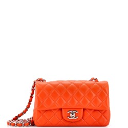 Classic Single Flap Bag Quilted Lambskin Mini
