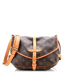 Saumur Handbag Monogram Canvas 30