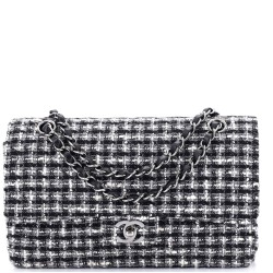 Classic Double Flap Bag Quilted Tweed Medium