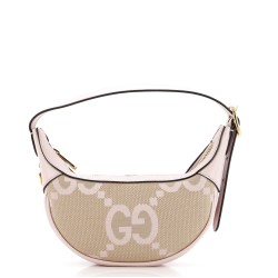 Ophidia Zip Hobo Jumbo GG Canvas with Leather Mini