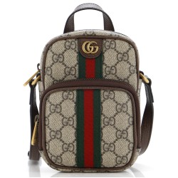Ophidia Top Handle Crossbody Bag GG Coated Canvas Mini