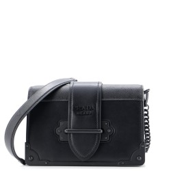 Cahier Chain Crossbody Bag City Calf and Saffiano Small