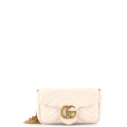 GG Marmont Flap Bag Matelasse Leather Super Mini