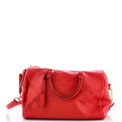 Speedy Bandouliere Bag Monogram Empreinte Leather 30