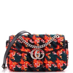 GG Marmont Flap Bag Tweed Small