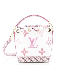 Noe NM Handbag By The Pool Monogram Watercolor Giant Nano