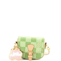 Montsouris Round Flap Messenger Bag Tyler the Creator Giant Damier Golf