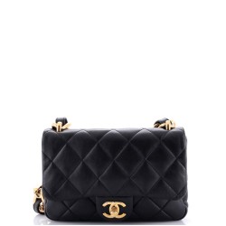 Funky Town Flap Bag Quilted Lambskin Small