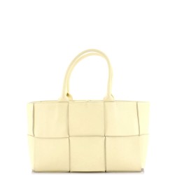 Arco Tote Maxi Intrecciato Leather Small
