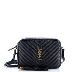 Lou Camera Bag Matelasse Chevron Leather Small