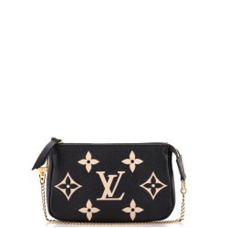 Pochette Accessoires Bicolor Monogram Empreinte Giant Mini