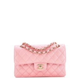 Classic Double Flap Bag Quilted Iridescent Caviar Small
