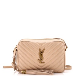 Lou Camera Bag Matelasse Chevron Leather Small
