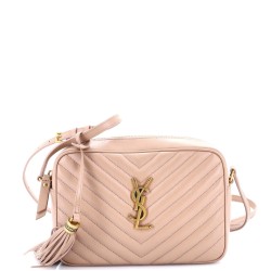 Lou Camera Bag Matelasse Chevron Leather Small