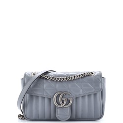 GG Marmont Flap Bag Mixed Matelasse Leather Small