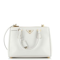 Galleria Double Zip Tote Saffiano Leather Small