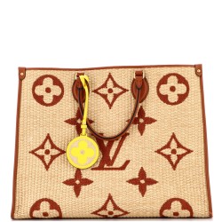 OnTheGo Tote Monogram Giant Raffia GM