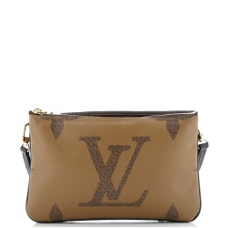 Double Zip Pochette Reverse Monogram Giant