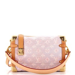 Side Trunk Handbag Monoglam Jacquard Canvas MM