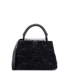 Capucines Bag Embroidered Velvet BB