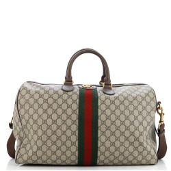 Ophidia Carry On Duffle Bag GG Coated Canvas Medium