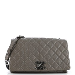 City Rock Flap Bag Quilted Goatskin Large