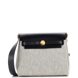Herbag Zip Toile and Leather 20