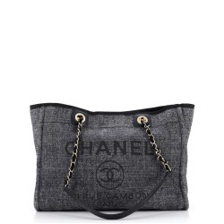 Deauville Tote Raffia with Glitter Detail Small