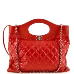 31 Shopping Bag Quilted Calfskin Large