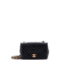Classic Single Flap Bag Chevron Lambskin Mini