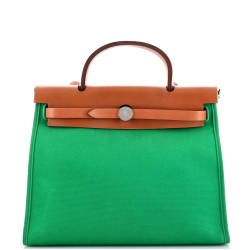 Herbag Zip Leather and Toile 31