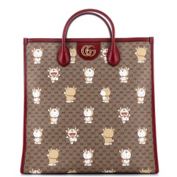 Doraemon Tote Printed Mini GG Coated Canvas Medium