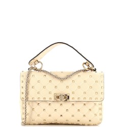 Rockstud Spike Flap Bag Quilted Leather Medium