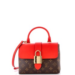 Locky Handbag Monogram Canvas with Leather BB