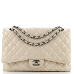 Classic Single Flap Bag Quilted Lambskin Jumbo