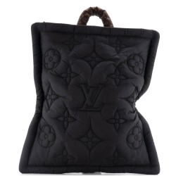 Pillow Backpack Monogram Quilted Econyl Nylon