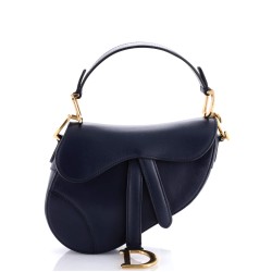 Saddle Handbag Leather Mini