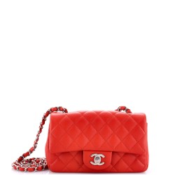 Classic Single Flap Bag Quilted Caviar Mini