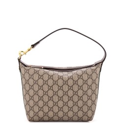 Ophidia Zip Shoulder Bag GG Coated Canvas Super Mini