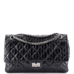 Rayures Reissue 2.55 Flap Bag Quilted Metallic Aged Calfskin 226