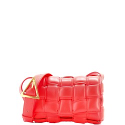 Cassette Crossbody Bag Padded Maxi Intrecciato Leather Small