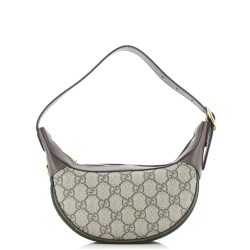 Ophidia Half Moon Bag GG Coated Canvas Mini
