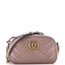 GG Marmont Shoulder Bag Matelasse Leather Small