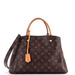 Montaigne Handbag Monogram Canvas MM