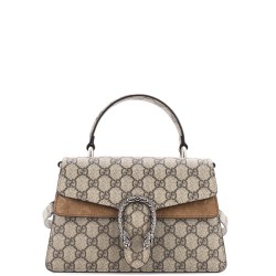 Dionysus Convertible Top Handle Bag GG Coated Canvas Small