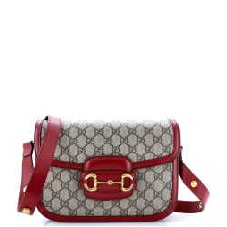 Horsebit 1955 Shoulder Bag GG Coated Canvas Small