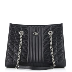 GG Marmont Aria Chain Shopping Tote Mixed Matelasse Leather Medium