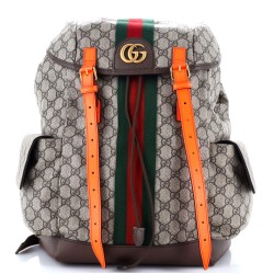 Ophidia Flap Backpack GG Coated Canvas Medium
