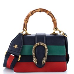Dionysus Bamboo Top Handle Bag Colorblock Leather Mini